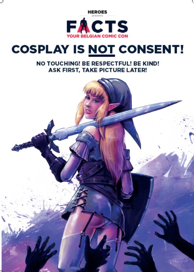 Cosplay is Not Consent Poster FACTS Fall 2019