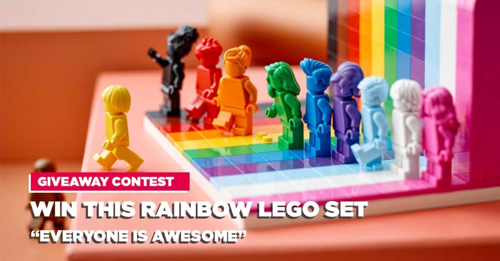 LEGO LGBT Rainbow Everyone Is Awesome set